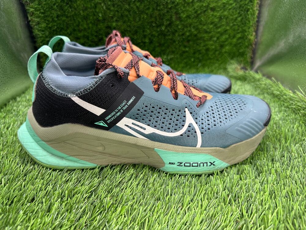 Nike ZoomX Zegama DH0625-300 Athletic Sneaker Women's 9 Gray Mesh Trail Hiking